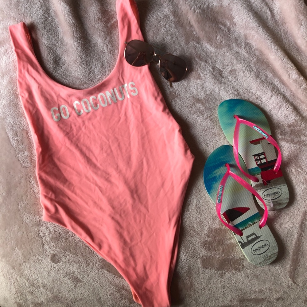 Aerie open back one piece